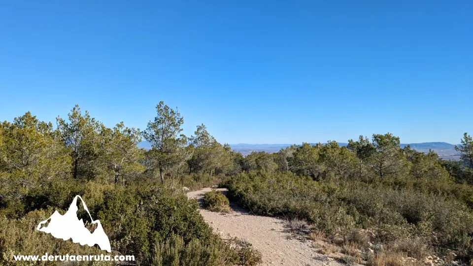 Inici del camí de baixada