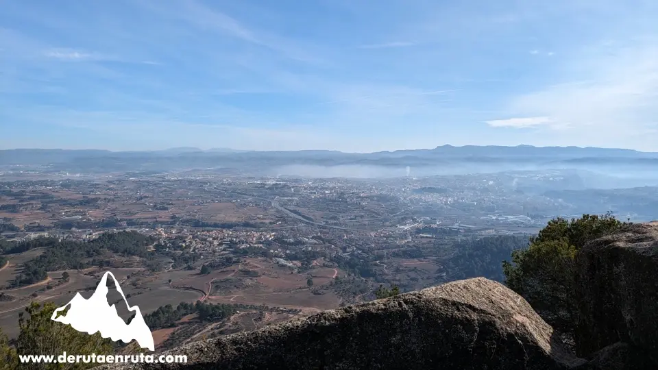 Vistas desde el Collbaix a Manresa